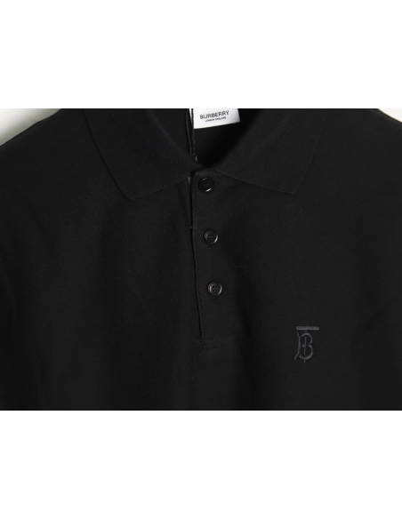 Burberry classic embroidered TB small logo Polo short sleeve,cheap Burberry