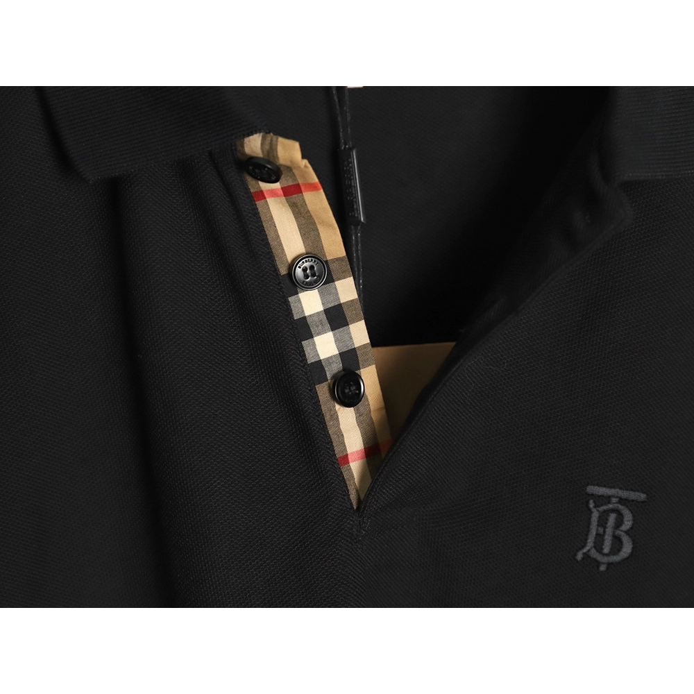 Burberry classic embroidered TB small logo Polo short sleeve,cheap Burberry