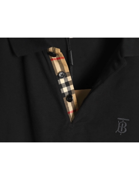 Burberry classic embroidered TB small logo Polo short sleeve,cheap Burberry