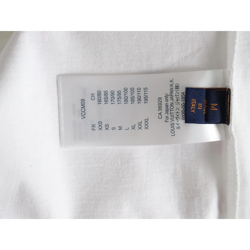 Louis Vuitton embroidered logo badge shortsleeved Tshirt,cheap Louis Vuitton