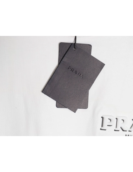 Prada Logo Laminated Short Sleeve,cheap Prada