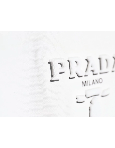 Prada Logo Laminated Short Sleeve,cheap Prada