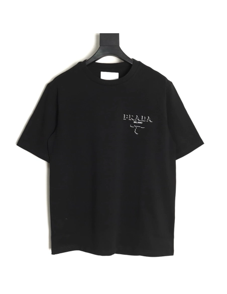 Prada Logo Laminated Short Sleeve,cheap Prada