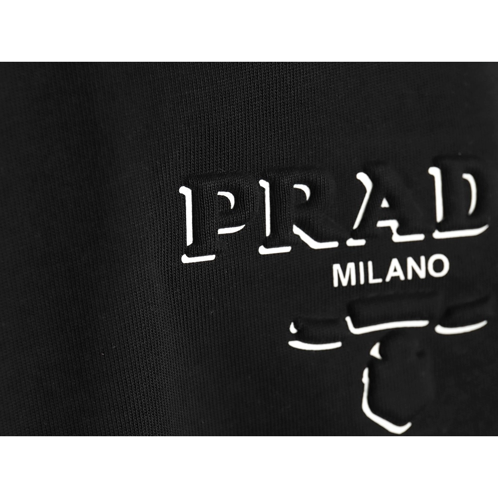 Prada Logo Laminated Short Sleeve,cheap Prada