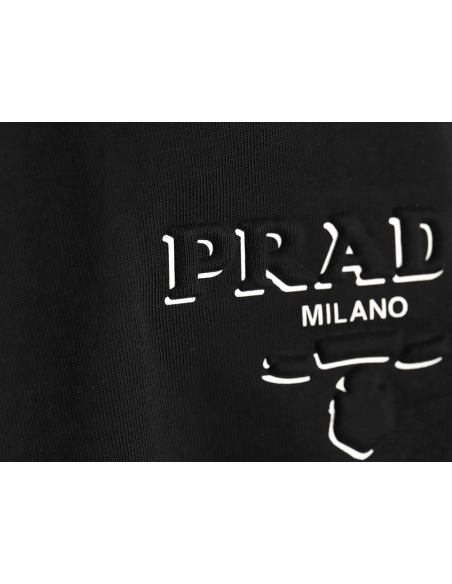 Prada Logo Laminated Short Sleeve,cheap Prada