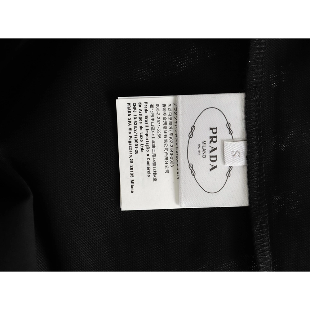 Prada Logo Laminated Short Sleeve,cheap Prada