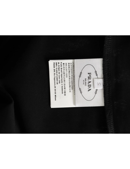 Prada Logo Laminated Short Sleeve,cheap Prada
