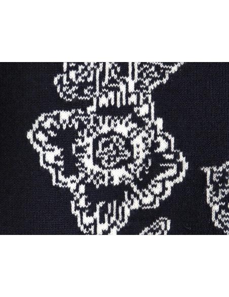 Louis Vuitton floral jacquard logo knitted short sleeves,cheap Louis Vuitton