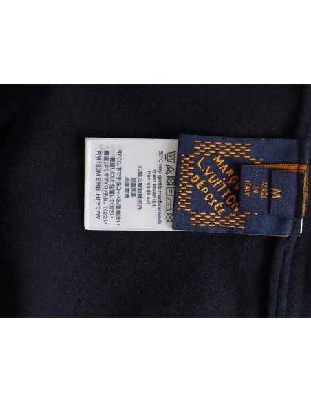 Louis Vuitton floral jacquard logo knitted short sleeves,cheap Louis Vuitton