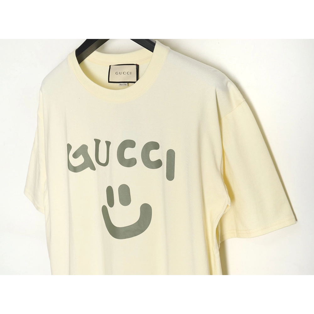 Gucci Smiley Face Print Short Sleeve,cheap Gucci