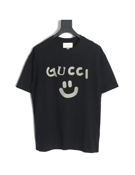 Gucci Smiley Face Print Short Sleeve,cheap Gucci