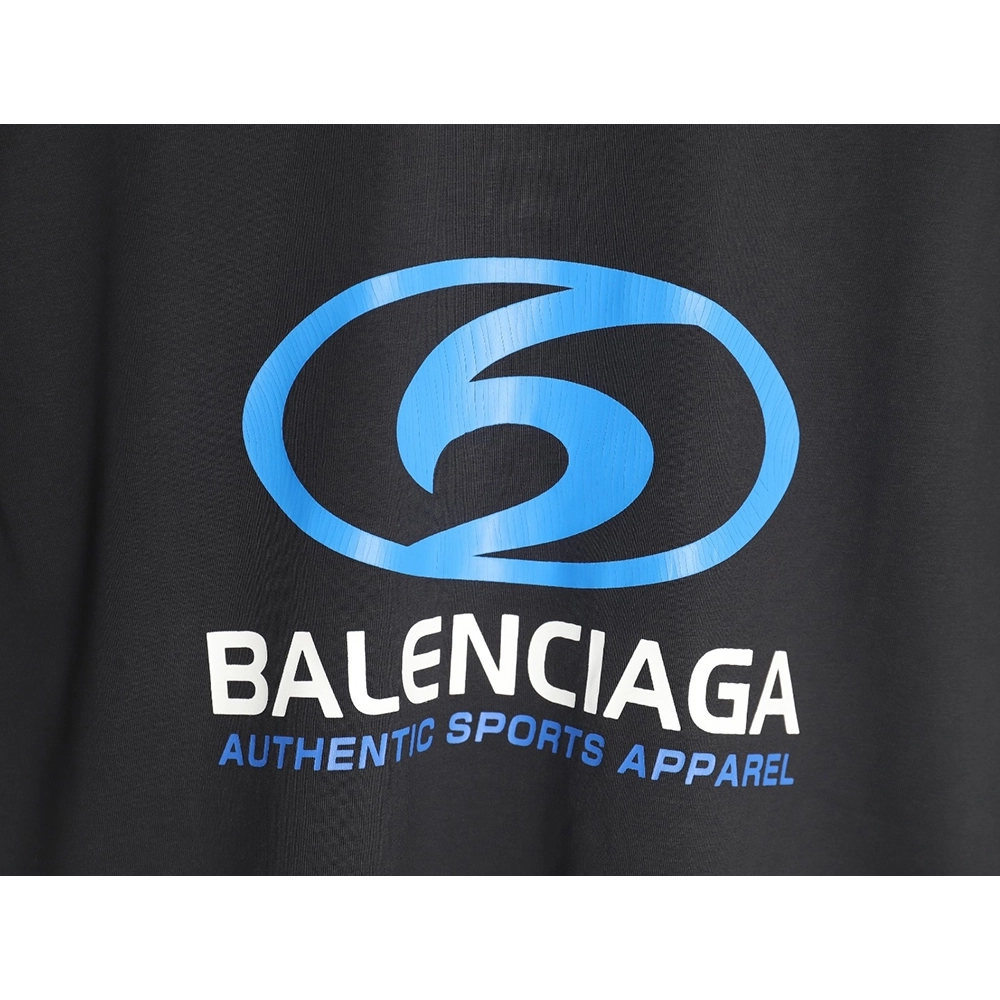 Balenciaga LOGO vertical cracked print shortsleeved Tshirt,cheap Balenciaga
