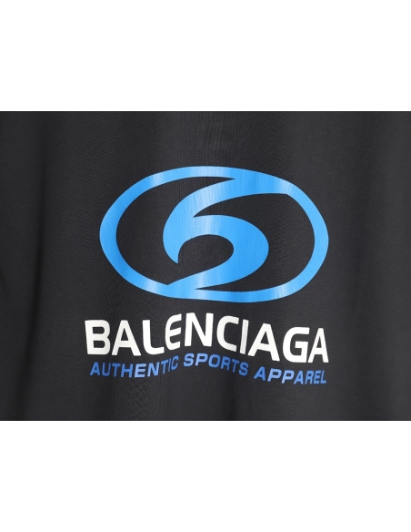 Balenciaga LOGO vertical cracked print shortsleeved Tshirt,cheap Balenciaga