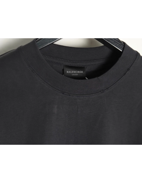 Balenciaga LOGO vertical cracked print shortsleeved Tshirt,cheap Balenciaga