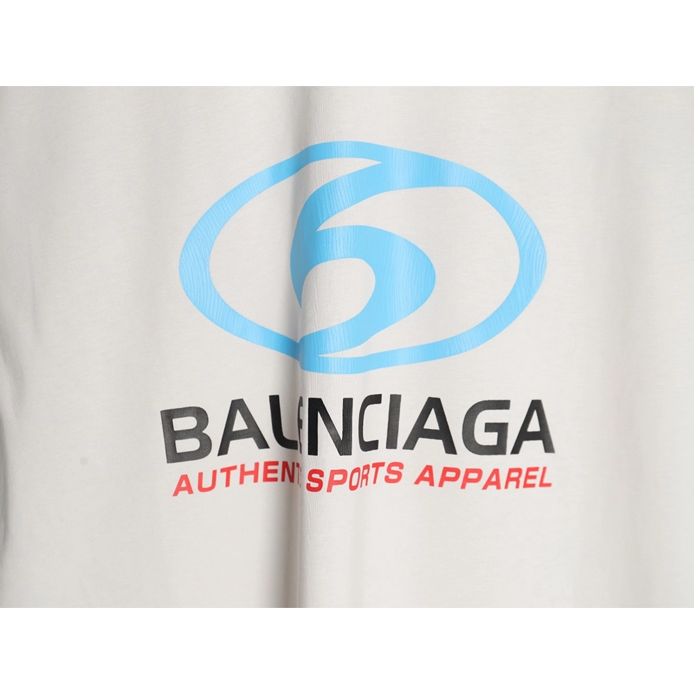 Balenciaga LOGO vertical cracked print shortsleeved Tshirt,cheap Balenciaga