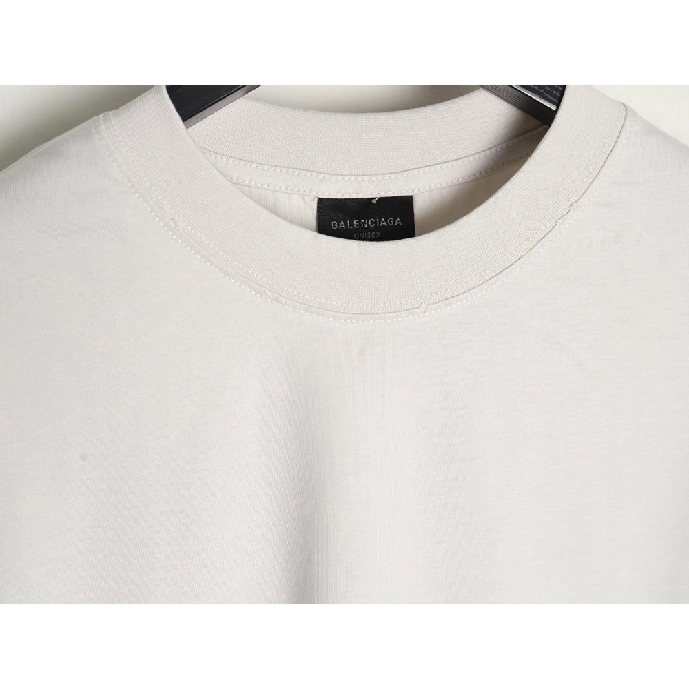 Balenciaga LOGO vertical cracked print shortsleeved Tshirt,cheap Balenciaga