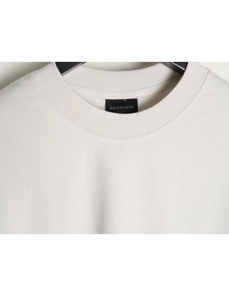 Balenciaga LOGO vertical cracked print shortsleeved Tshirt,cheap Balenciaga