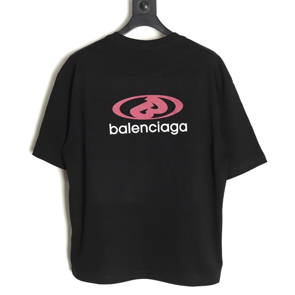 Balenciaga lettering print short sleeves,cheap Balenciaga