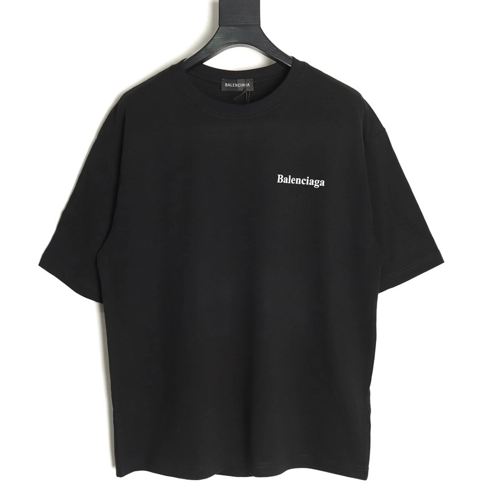 Balenciaga lettering print short sleeves,cheap Balenciaga