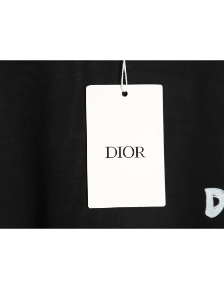 Dior Dragon Printed Letter Short Sleeve TShirt,cheap Dior