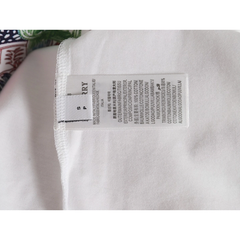 Burberry colorful knight horse logo print short sleeves,cheap Burberry