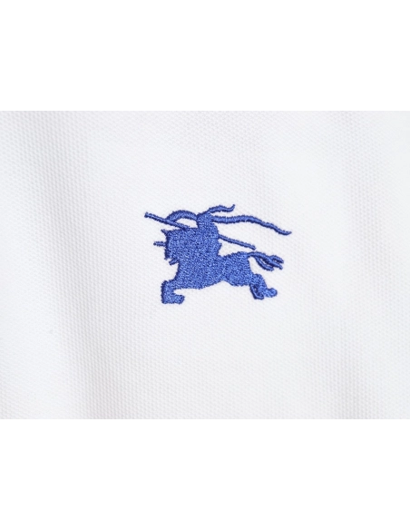 Burberry Chest Embroidered Horse Short Sleeve Polo Shirt,cheap Burberry