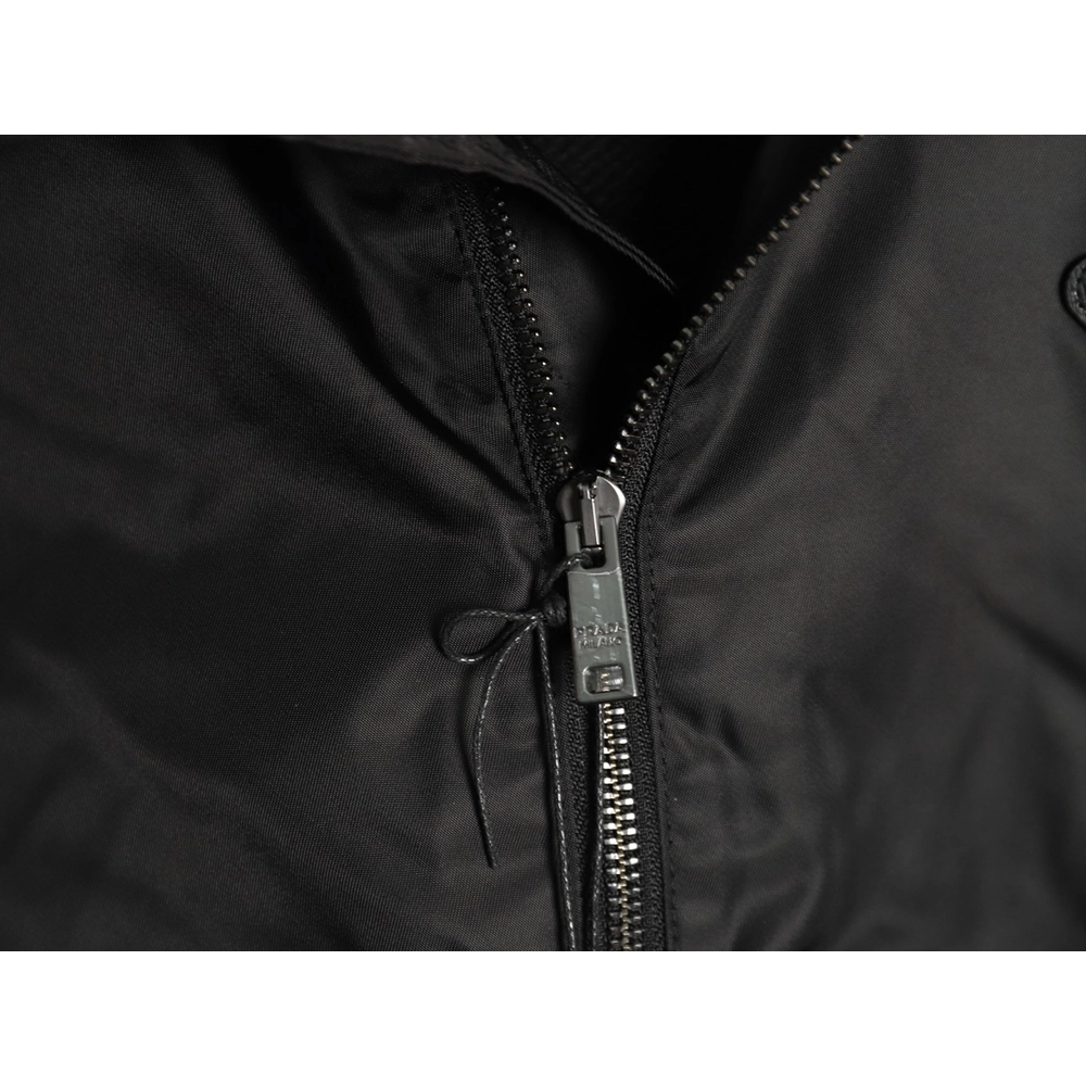 Prada wool paneled nylon hooded jacket,cheap Prada