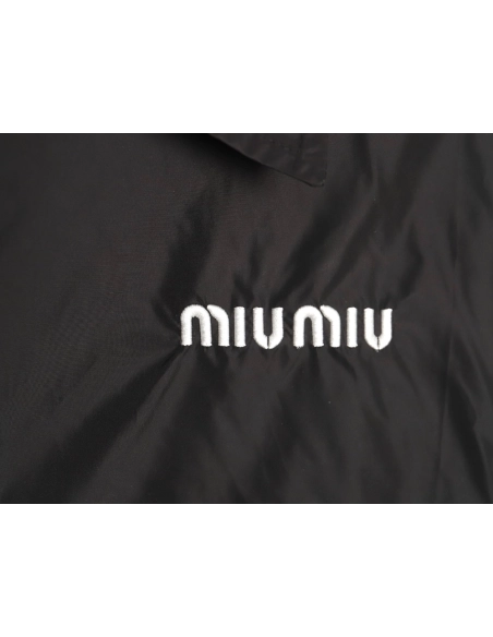 Miu Miu small logo nylon jacket,cheap Miu Miu