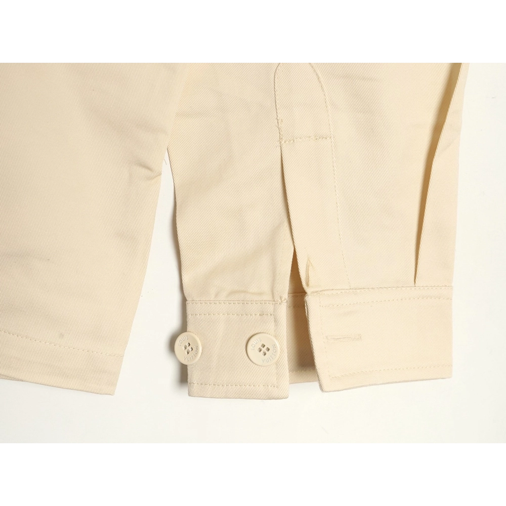 Louis Vuitton paneled black flocked shirt,cheap Louis Vuitton