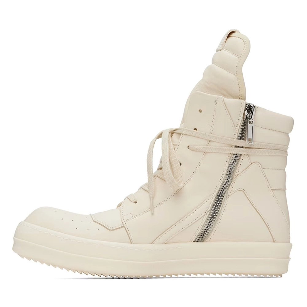 Rick Owens OffWhite Porterville Geobasket Sneakers,cheap RICK OWENS