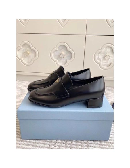 Parda Brushed leather loafers,cheap PRADA SNEAKER