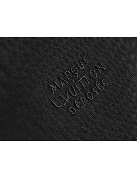 Louis Vuitton embroidered signature short-sleeved polo shirt TSK1,Louis Vuitton