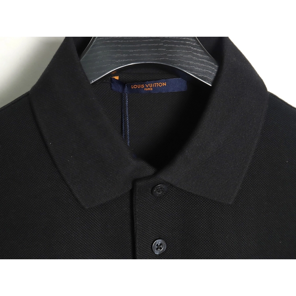 Louis Vuitton embroidered signature short-sleeved polo shirt TSK1,Louis Vuitton