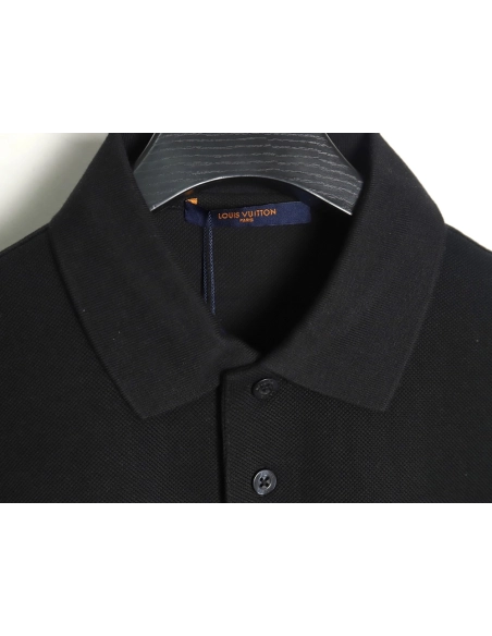 Louis Vuitton embroidered signature short-sleeved polo shirt TSK1,Louis Vuitton
