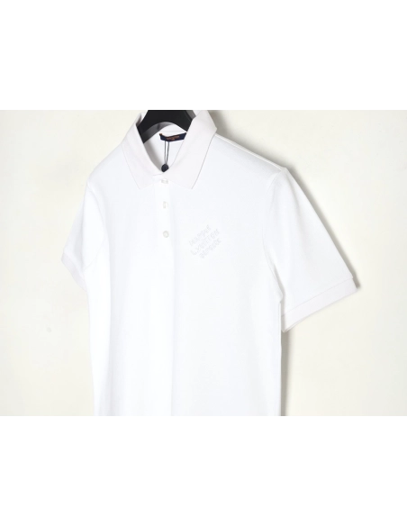 Louis Vuitton embroidered signature short-sleeved polo shirt,Louis Vuitton