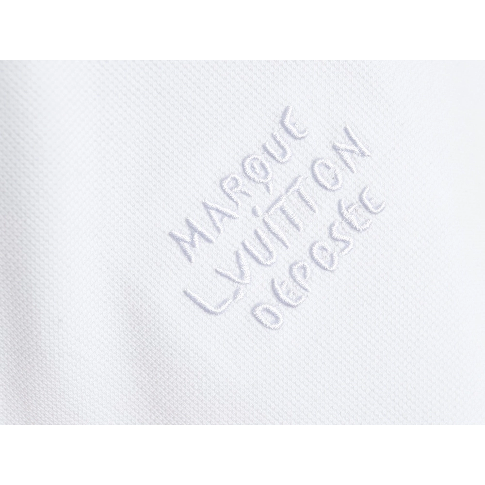 Louis Vuitton embroidered signature short-sleeved polo shirt,Louis Vuitton