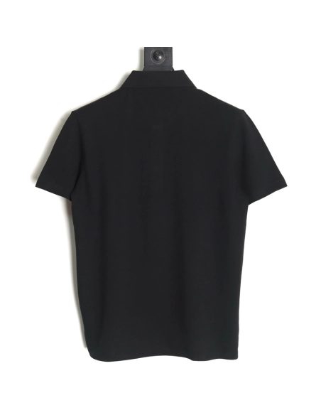 Burberry cursive embroidered signature short-sleeved polo shirt TSK1,Burberry