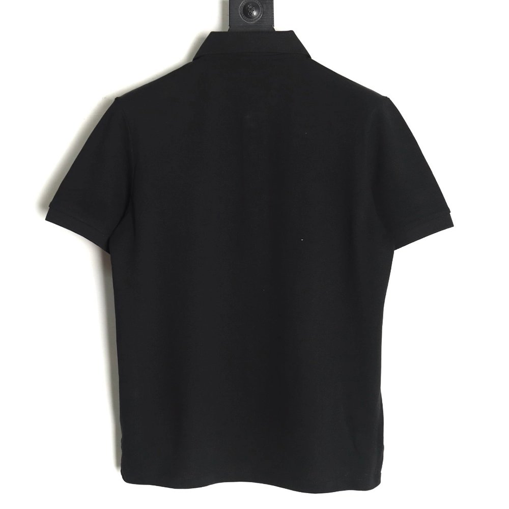 Dior embroidered lettering signature short sleeve polo shirt TSK1,Dior