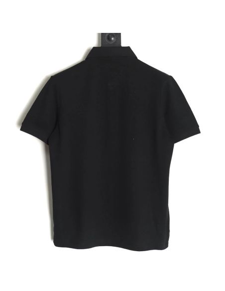 Dior embroidered lettering signature short sleeve polo shirt TSK1,Dior