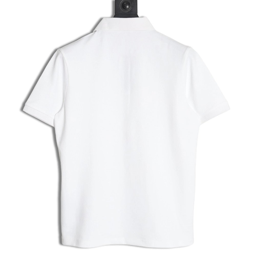 Dior embroidered lettering signature short sleeve polo shirt,Dior