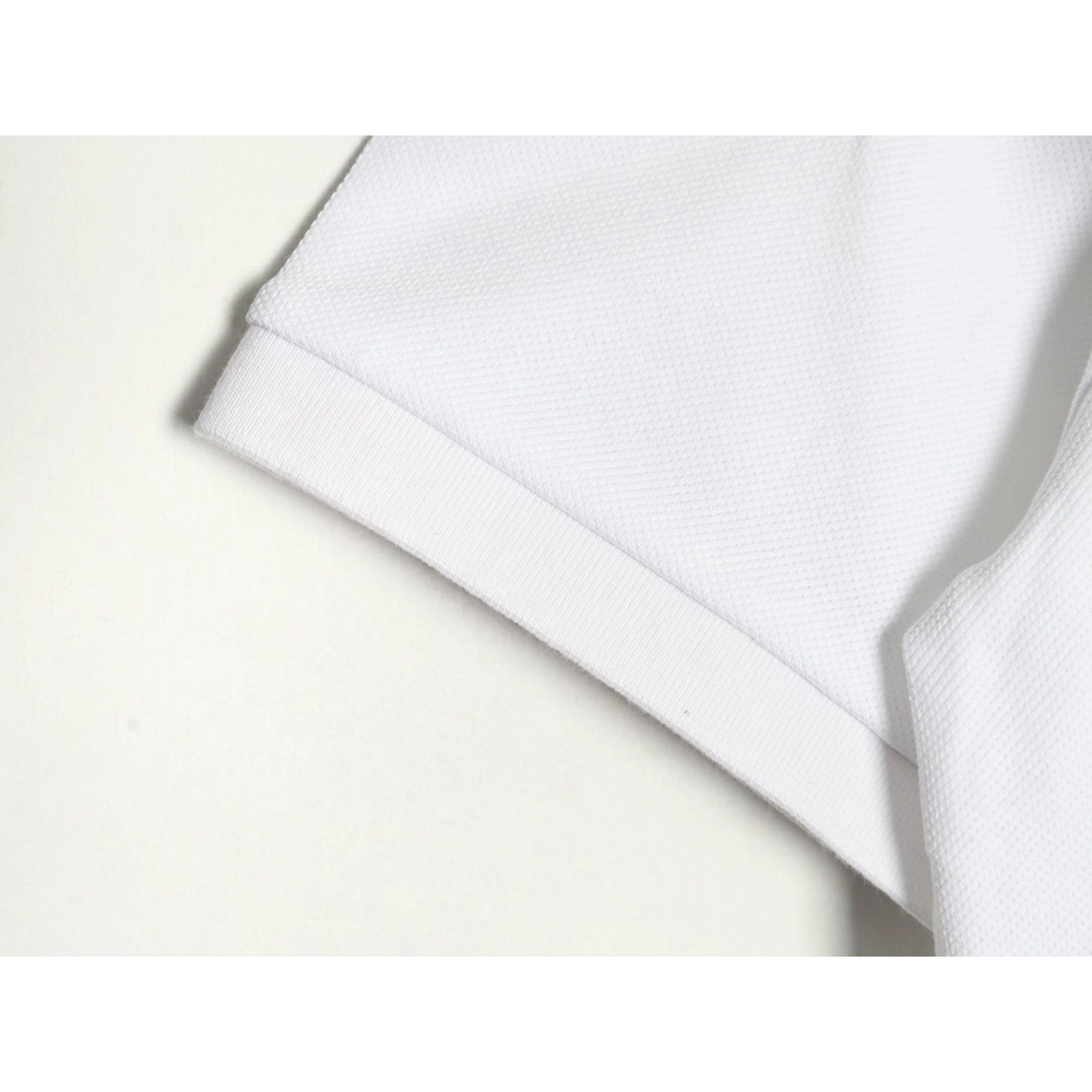 Dior embroidered lettering signature short sleeve polo shirt,Dior