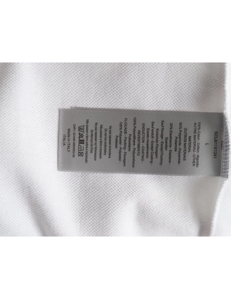 Dior embroidered lettering signature short sleeve polo shirt,Dior