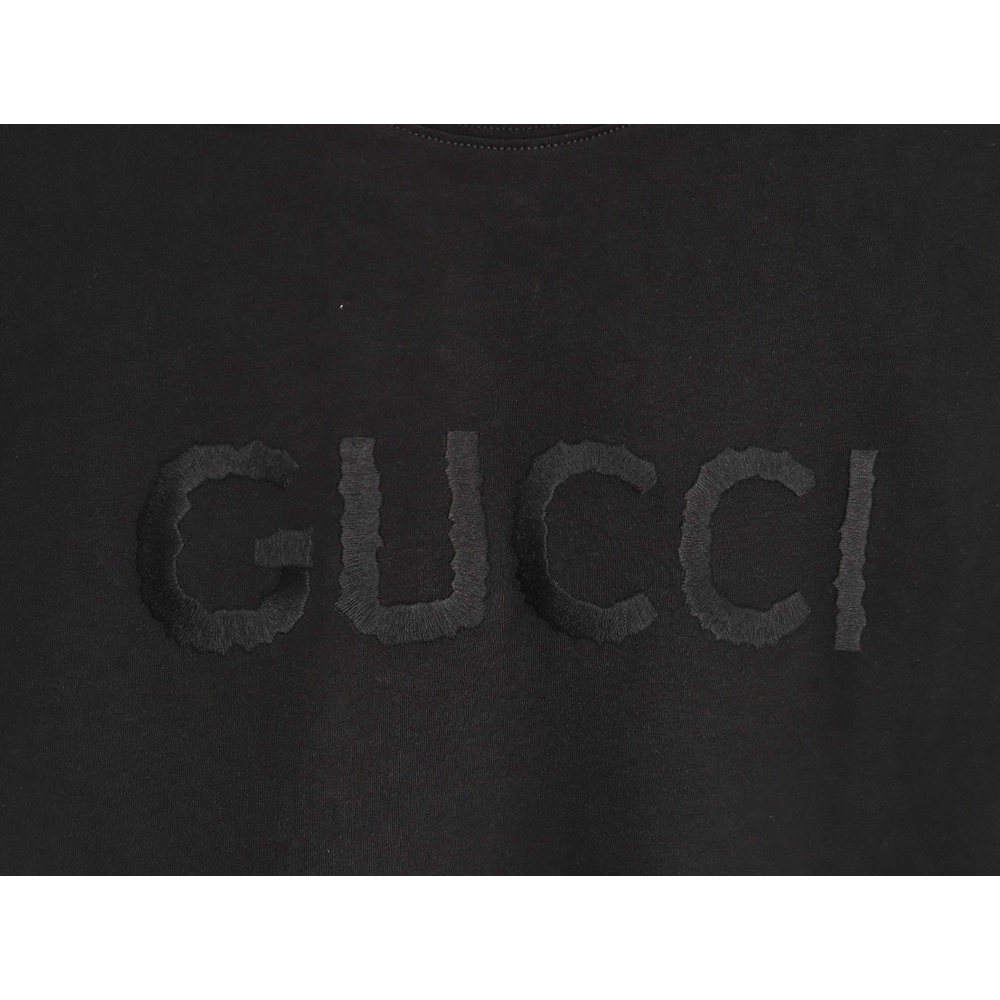 Gucci obscure embroidered letter short sleeves TSK1,Gucci