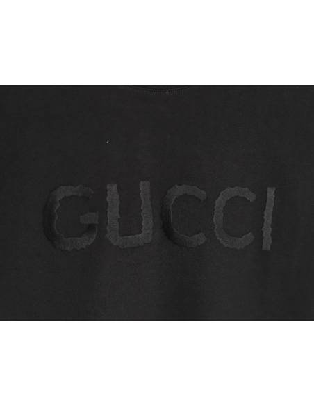 Gucci obscure embroidered letter short sleeves TSK1,Gucci