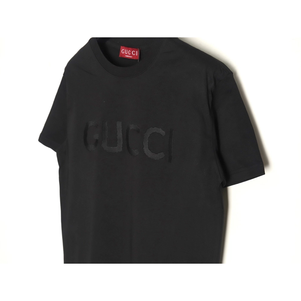Gucci obscure embroidered letter short sleeves TSK1,Gucci