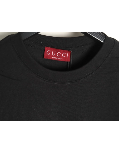 Gucci obscure embroidered letter short sleeves TSK1,Gucci
