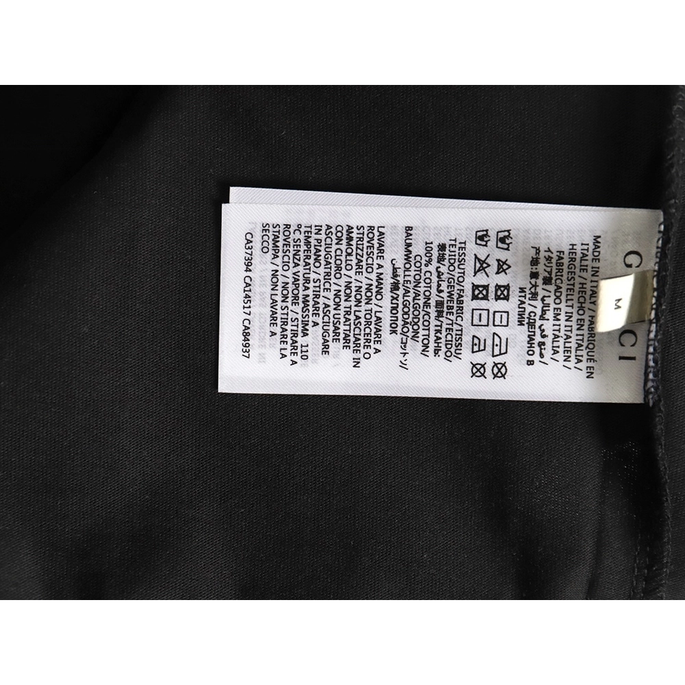 Gucci obscure embroidered letter short sleeves TSK1,Gucci