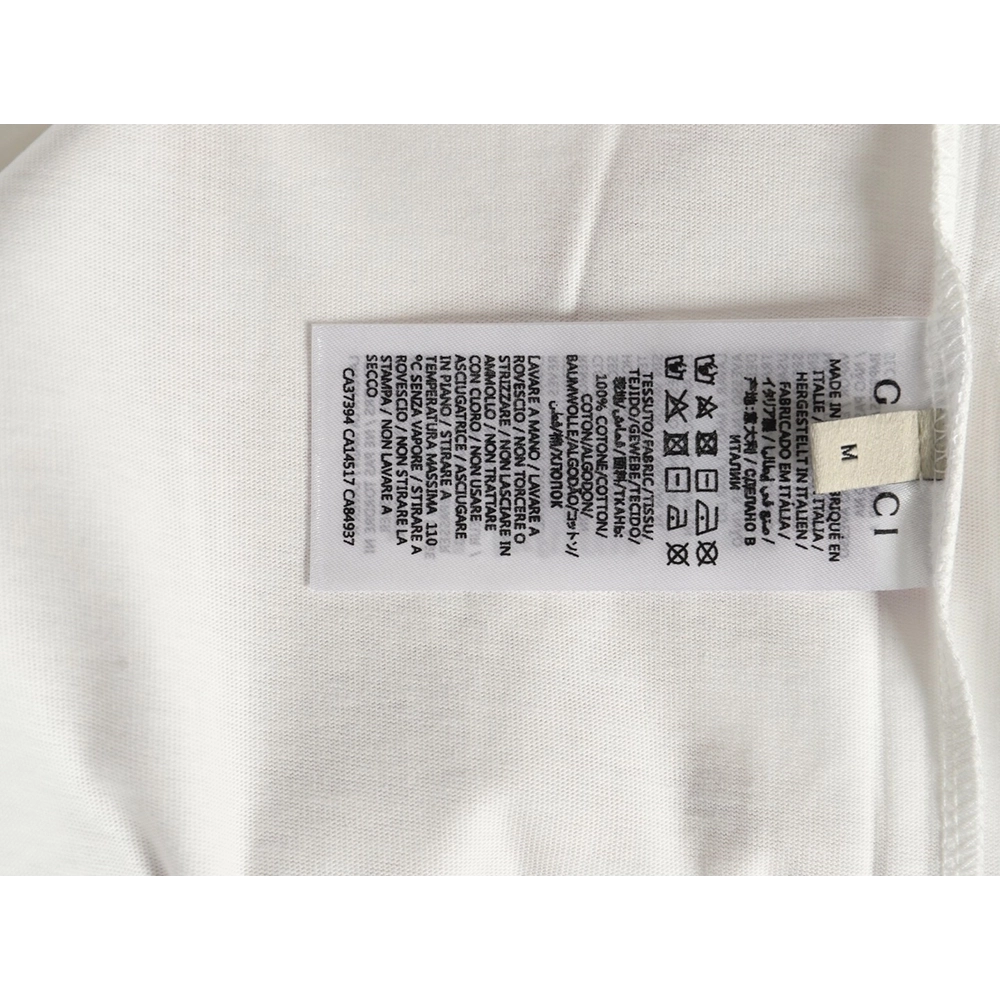 Gucci obscure embroidered letter short sleeves,Gucci