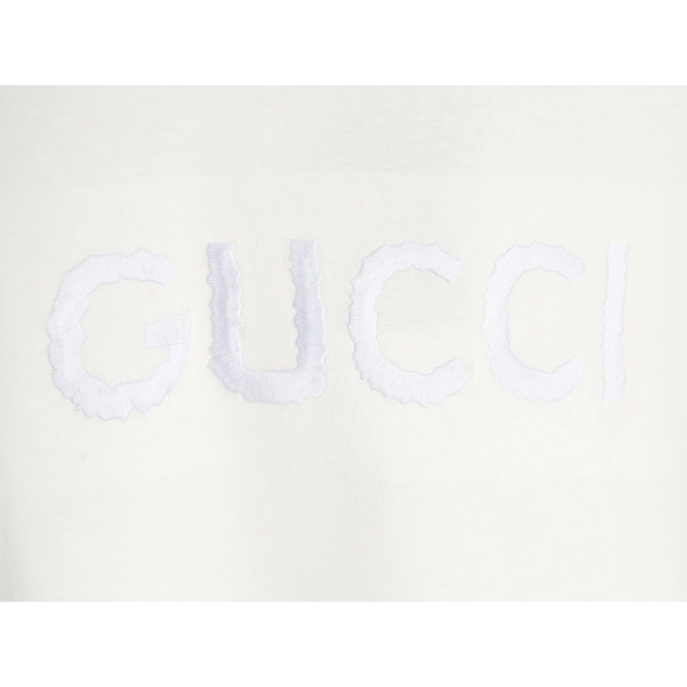 Gucci obscure embroidered letter short sleeves,Gucci