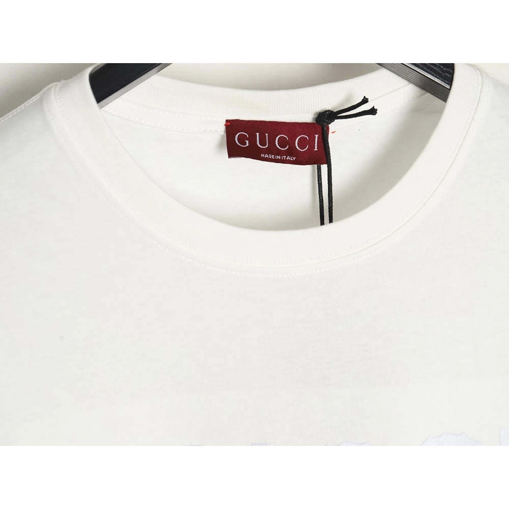 Gucci obscure embroidered letter short sleeves,Gucci
